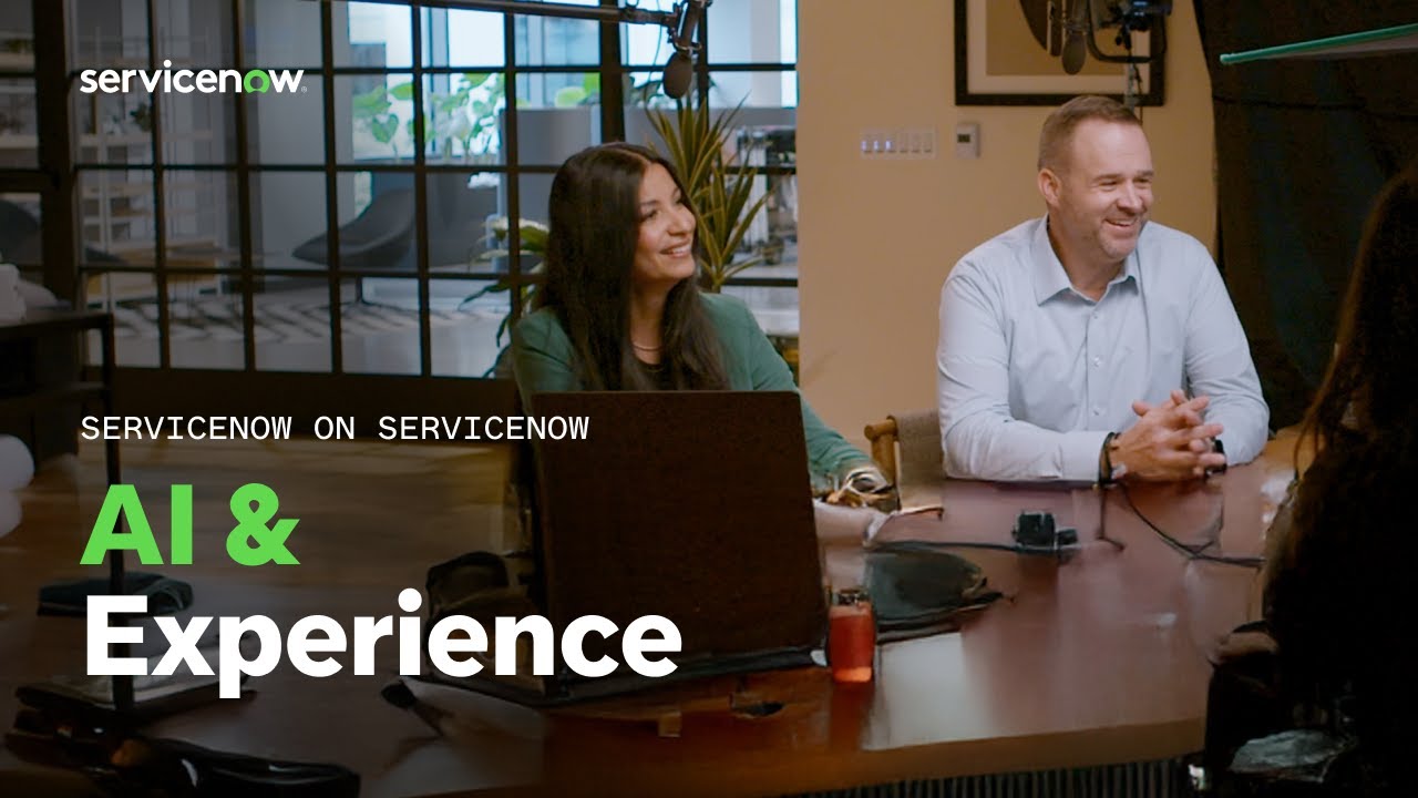 How does ServiceNow use ServiceNow to transform the employee experience?