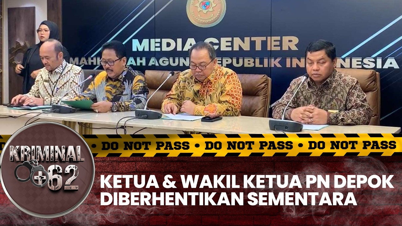 MA Berhentikan Sementara Ketua dan Wakil Ketua Pengadilan Negeri Usai Ditetapkan Tersangka Oleh KPK