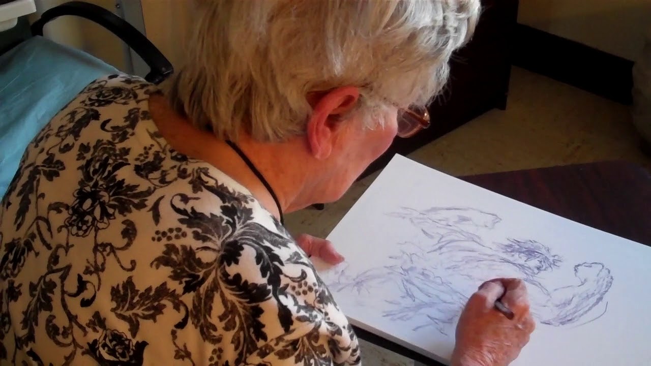 Marie Severin draws The Hulk