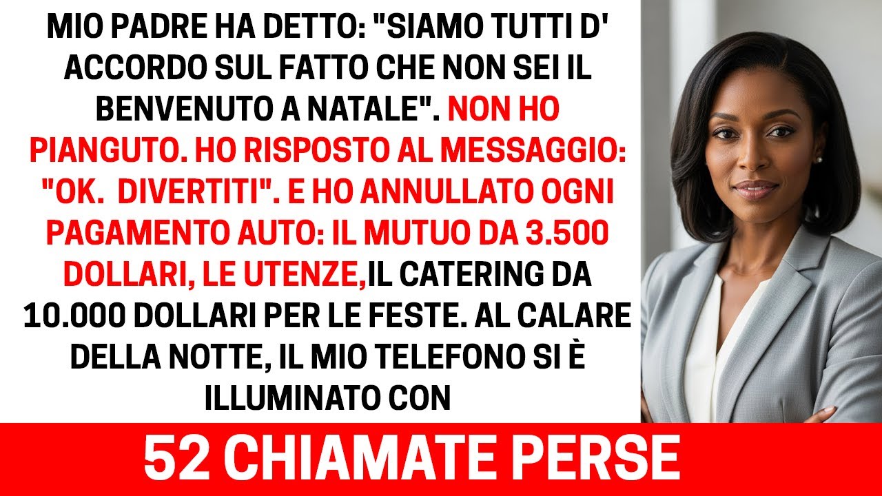 “Non sei il benvenuto a Natale” — dopo quella frase ho chiuso tutto