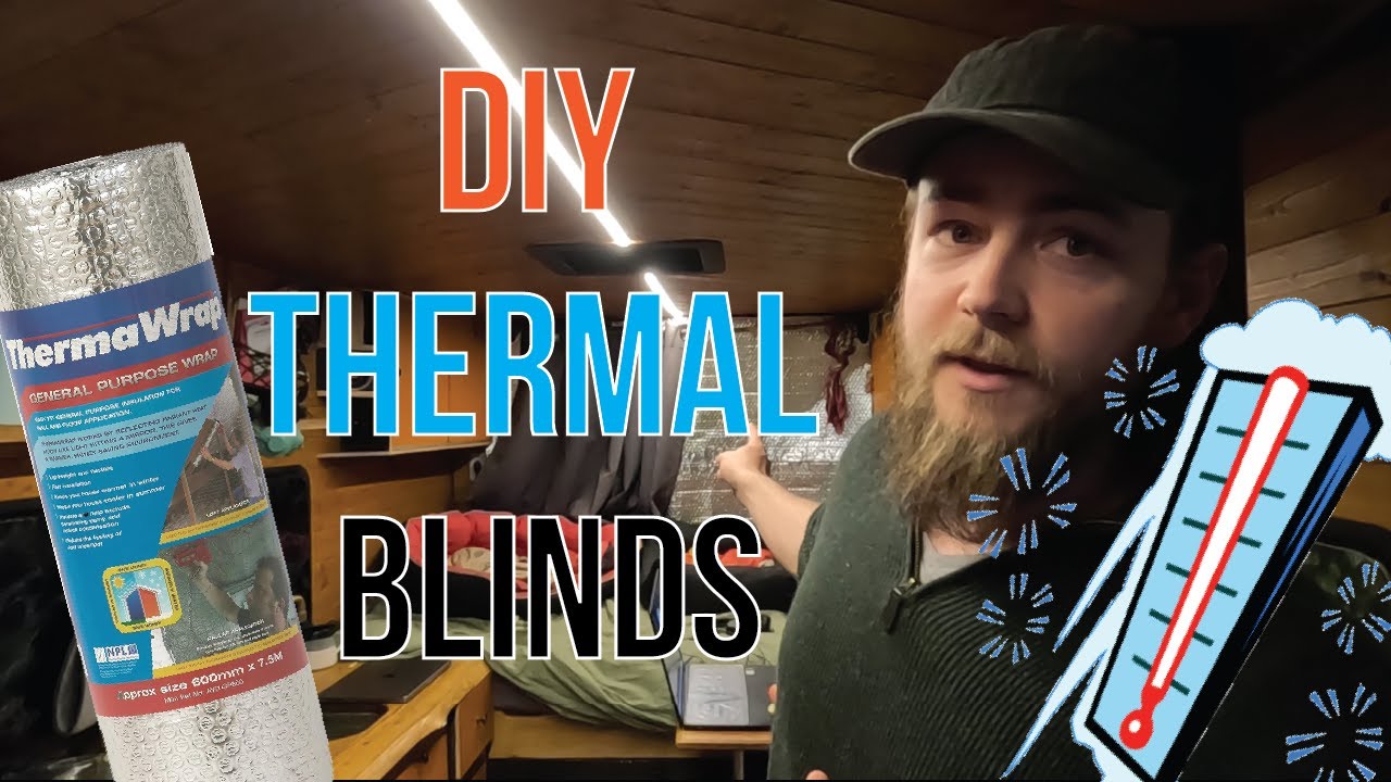 How to Make DIY Thermal Blinds for Your Van // Vanlife Hacks