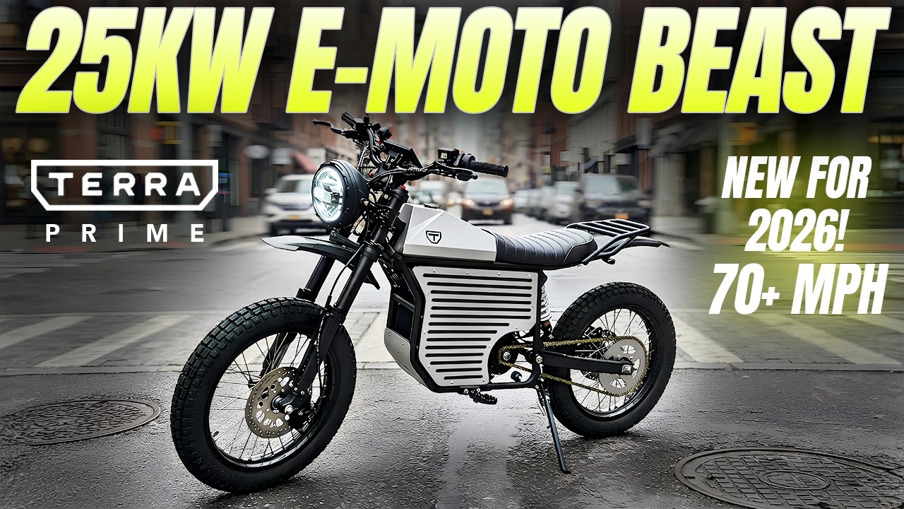 FUTURISTIC MOTORBIKE with a Retro Soul | Terra Prime Review