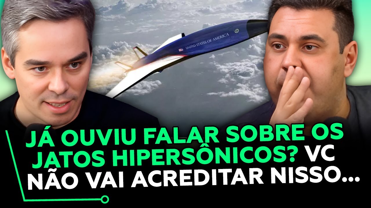 JATOS HIPERSÔNICOS e a BARREIRA DO SOM! INCRIVEL.. Com Fernando de Borthole