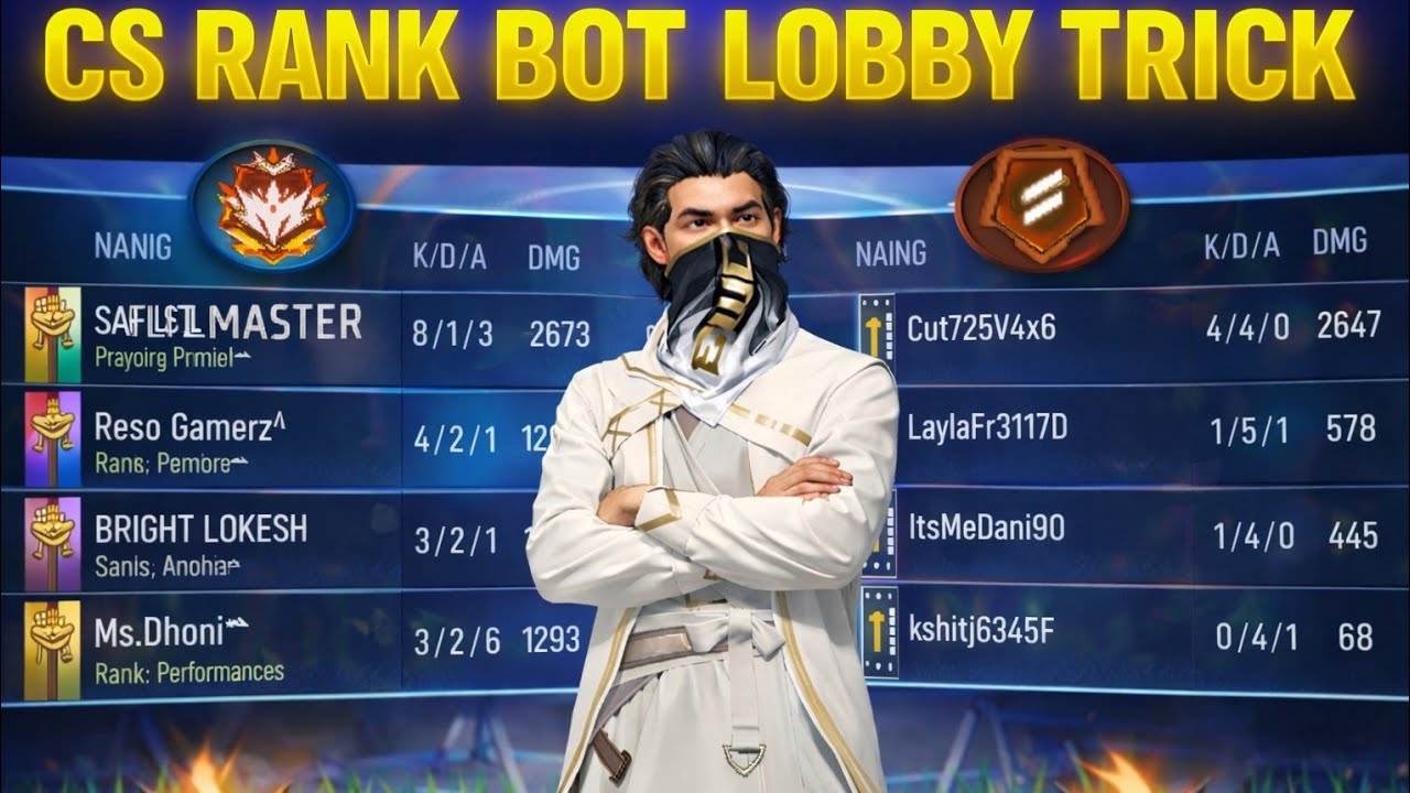CS RANKED BOT LOBBY TRICK🤑  ||  CS Rank Push💥 Trick 2026