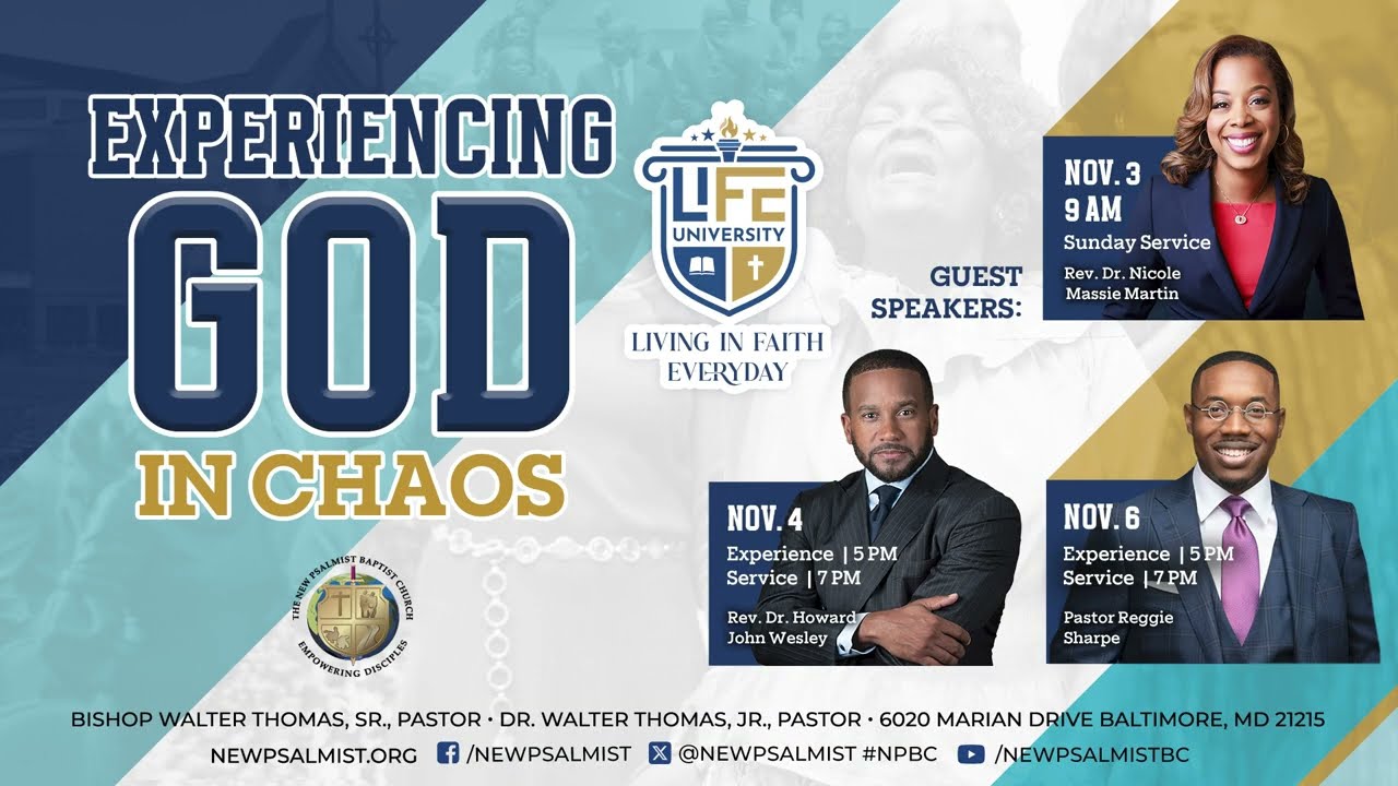 🎯 Find Peace in the Chaos: Join LIFE University at New Psalmist Baptist Church 🌟