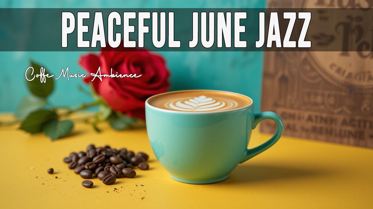 Peaceful June Jazz 🎷 Elegant Bossa Nova  to Brighten Your Coffee Moments for Study, Work & Relax☕