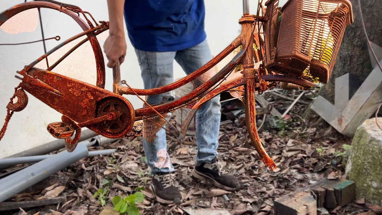 Rusty to Ready: Transforming a Rusty Bike into a Versatile Cargo Tricycle - DIY Always Creative