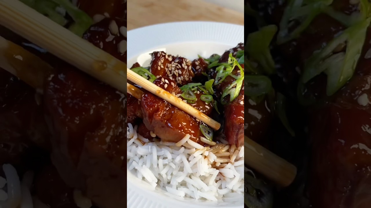 MAIALE GLASSATO PRONTO IN UN ORA: prova il maiale Shangai! #maiale #shangai #carne #giappo #ricette