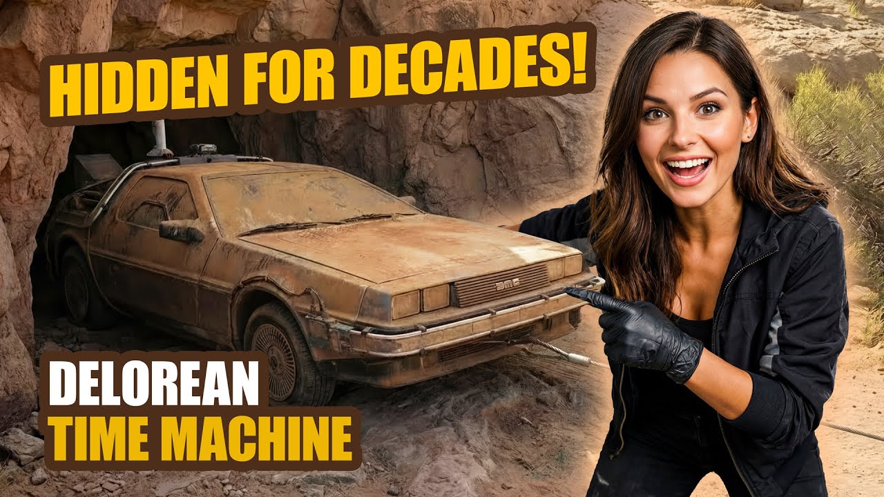 We Found a 70 Year Old DeLorean Time Machine Hidden in a Cave | Extreme ASMR Detailing
