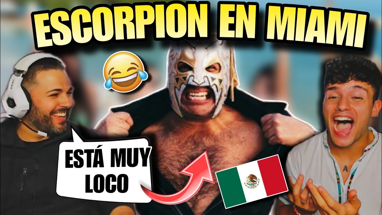 🇪🇸 MI CUÑADO ESPAÑOL REACCIONA a ESCORPIÓN DORADO 🇲🇽 SUELTO EN MIAMI 🤣**por PRIMERA VEZ**