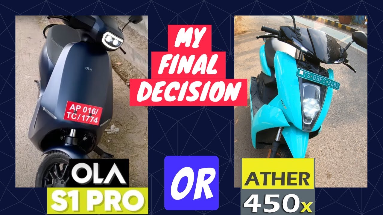 Ola S1 Pro or Ather 450X | Must watch before you buy!