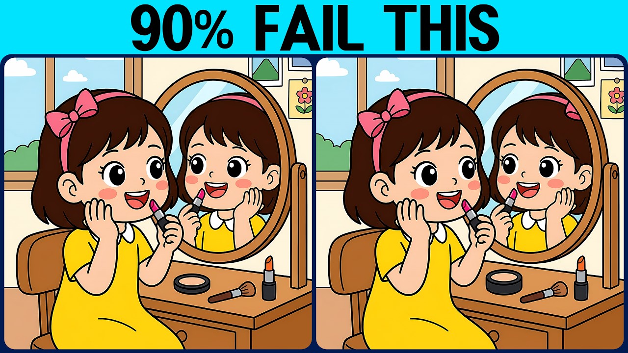 [Spot the Difference Brain Training] Try this slightly tricky puzzle.