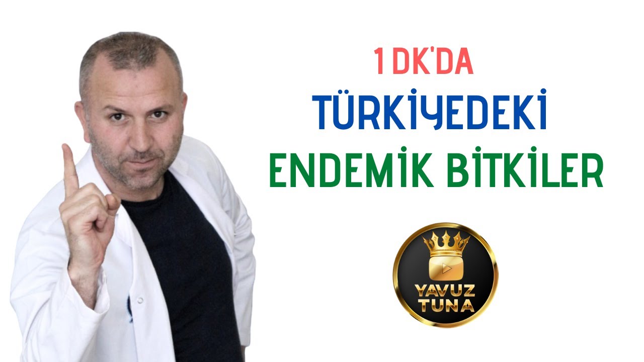 1 DK'DA T&Uuml;RKİYEDEKİ ENDEMİK BİTKİLER