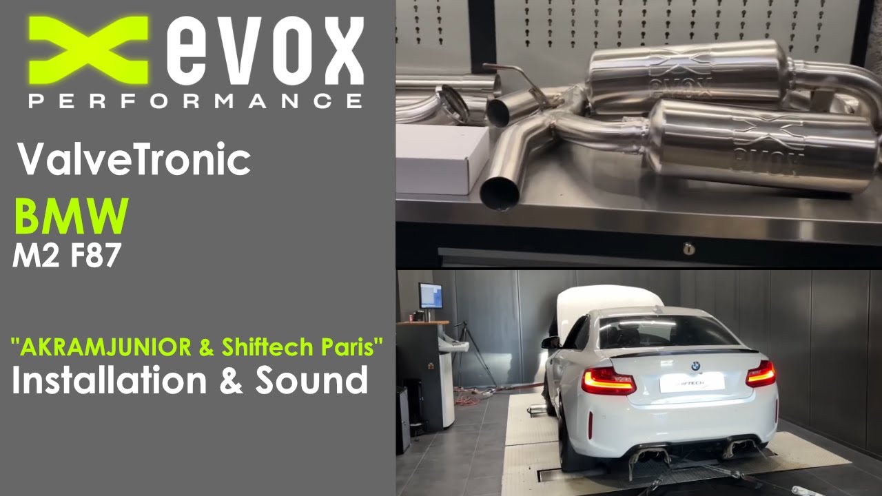 EVOX /// ValveTronic Mufflers with MidPipe BMW M2 F87 