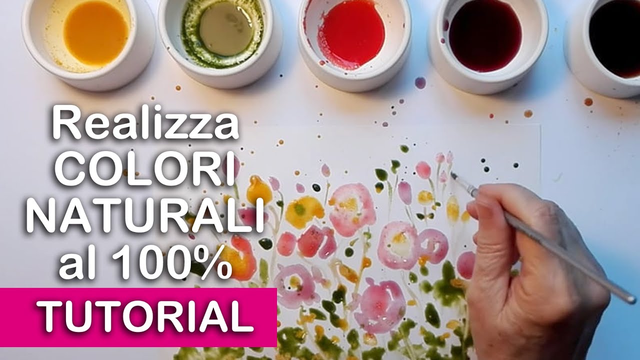 Colori fai da te naturali al 100%