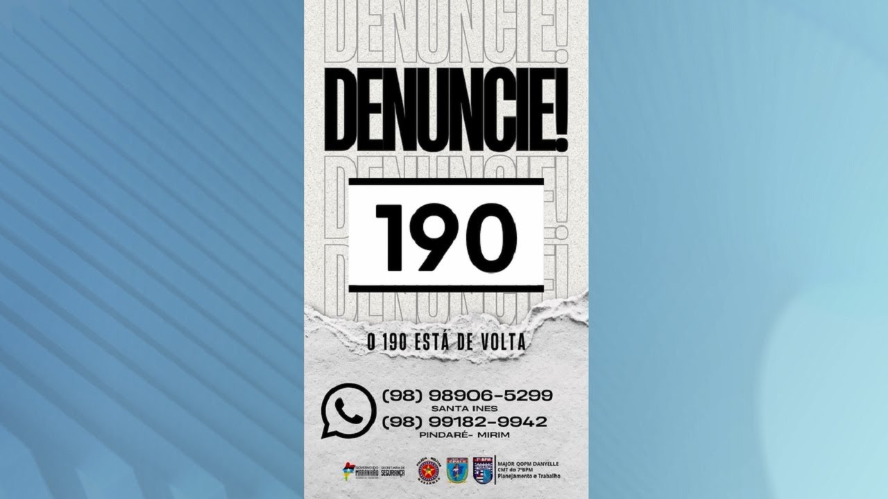 TV Remanso - DISQUE-DENÚNCIA ESTÁ DE VOLTA