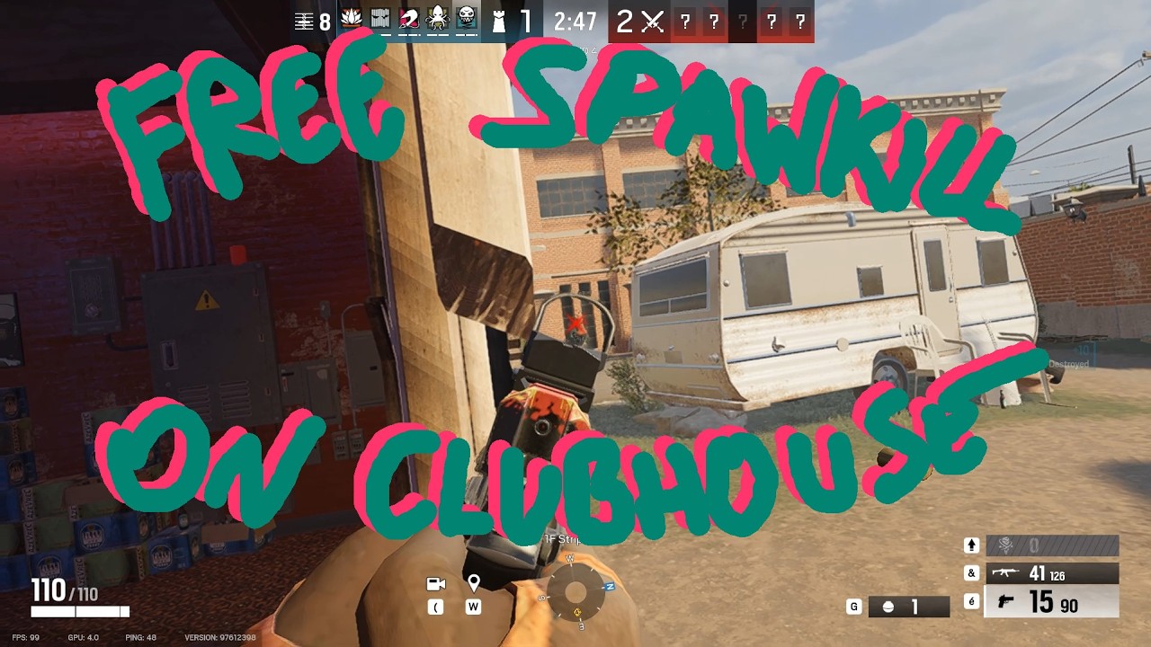 A free kill each game on clubhouse - R6X Highlights #16