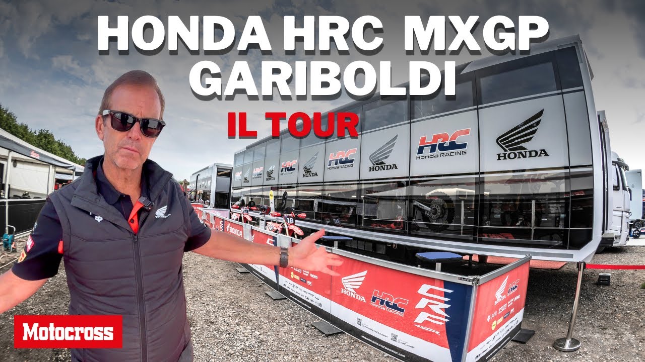 VIDEO TOUR del team HONDA HRC MXGP! La squadra di Giacomo Gariboldi!