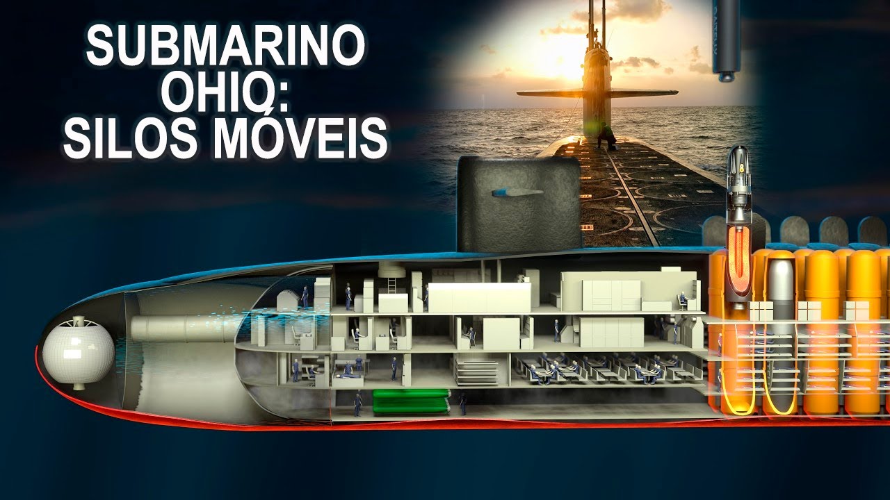 Por Dentro do Submarino Que Se Torna Um Verdadeiro Silo Nuclear Móvel