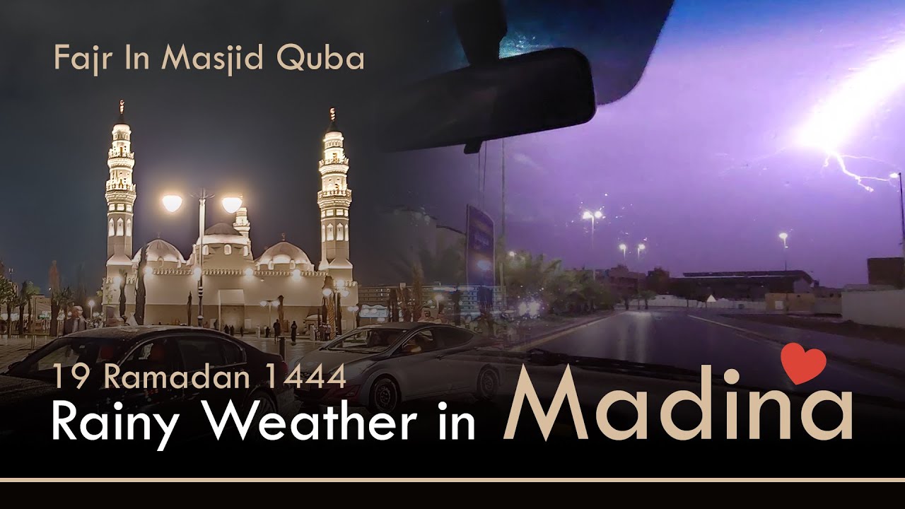 Back to Madina After Two Years in Ramadan Alhamdulillah | Rainy Weather | Fajr Prayer In Masjid Quba