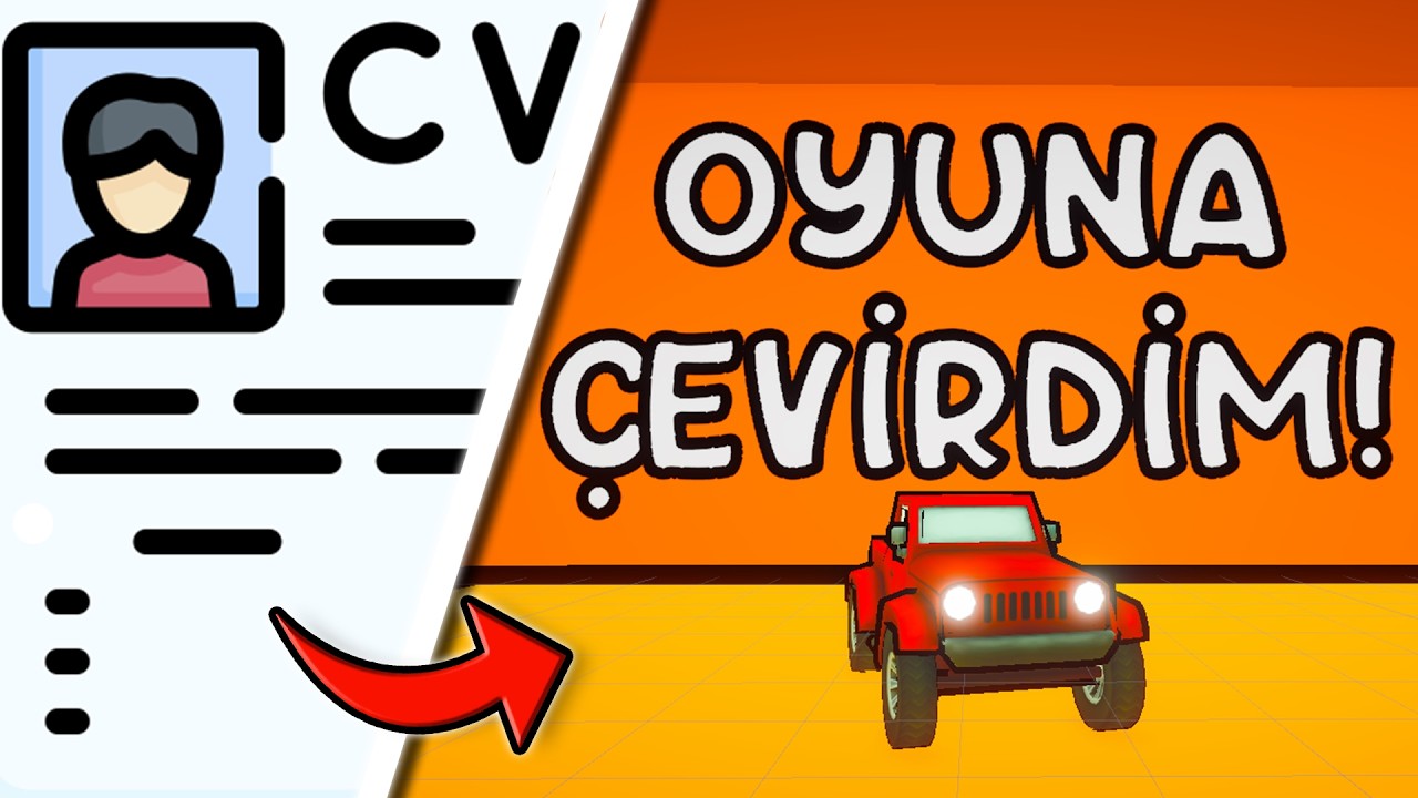 CV'm Çok Sıkıcıydı, OYUNA DÖNÜŞTÜRDÜM!