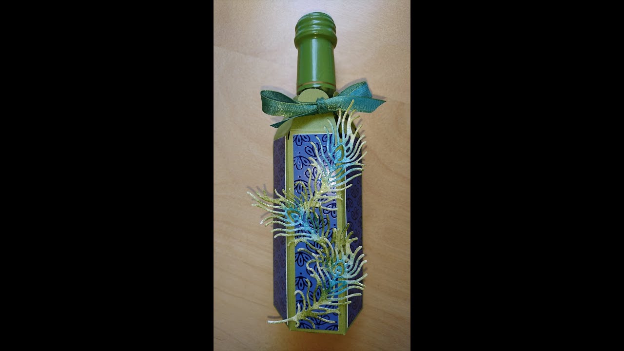 Weinflaschenverpackung mit Stampin' Up!