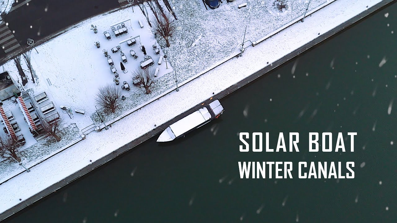 Trapped in the FROZEN CANALS of France? Solar Prototype Winter Test