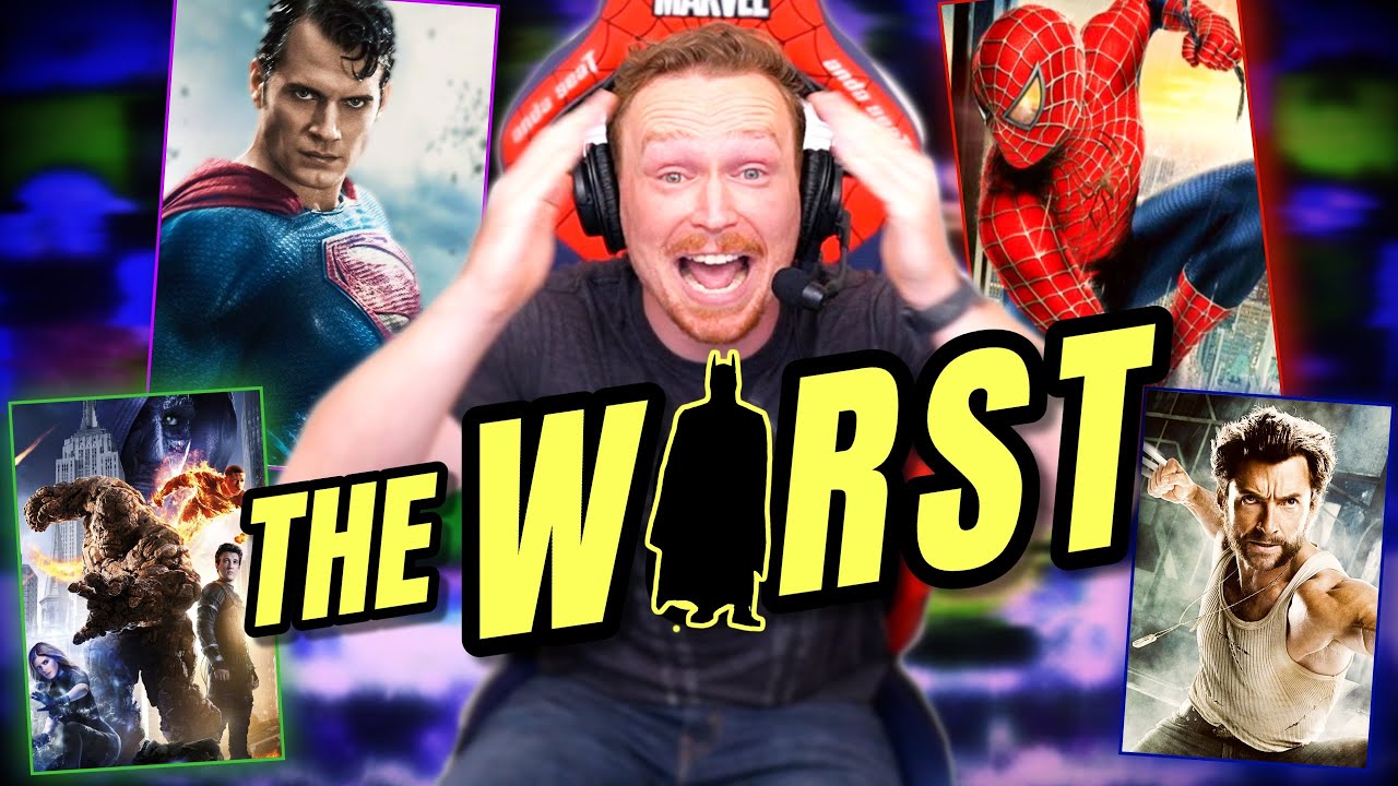 Ranking THE WORST Superhero Movies Of All Time!