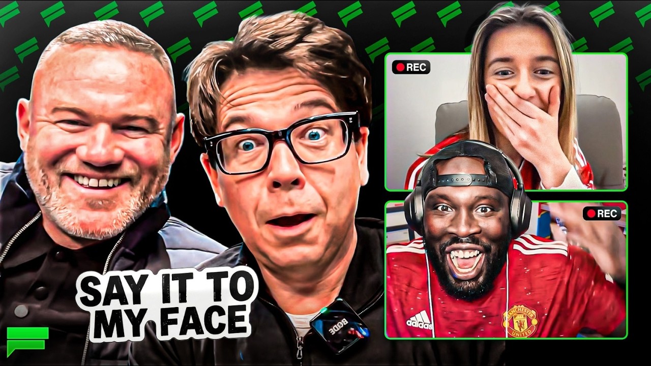Man United fans GLAZE Wayne Rooney… not knowing he’s listening in 😂 | Say it to my Face Ep. 2