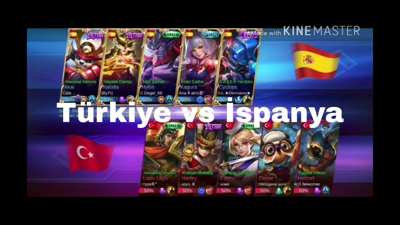 Mobile Legends/Ulusal Arena Ma&ccedil;i/T&uuml;rkiye vs İspanya.