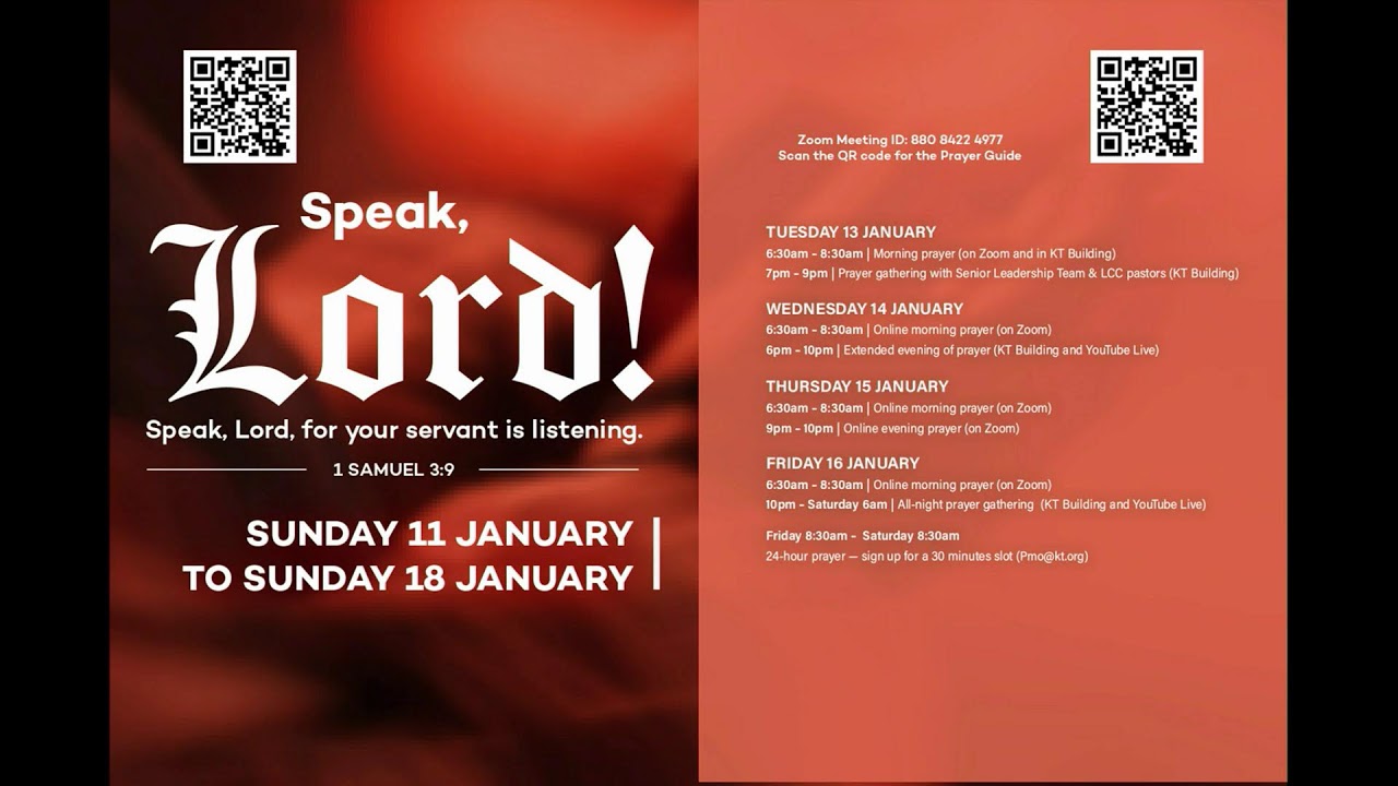 KT TV - 6pm - Malcolm Duncan - Speak, Lord
