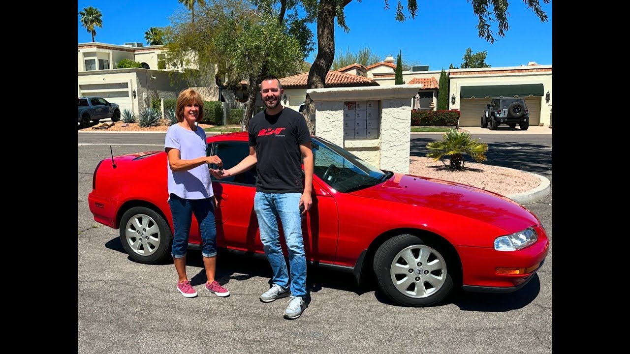Milano Red 1993 Honda Prelude Si 5-Speed with 219,000 Miles