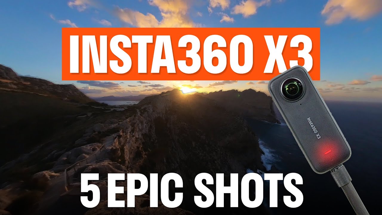 5 простых снимков на Insta360 X3 в Пальма-де-Майорка для видеоблога о путешествии и руководство п...