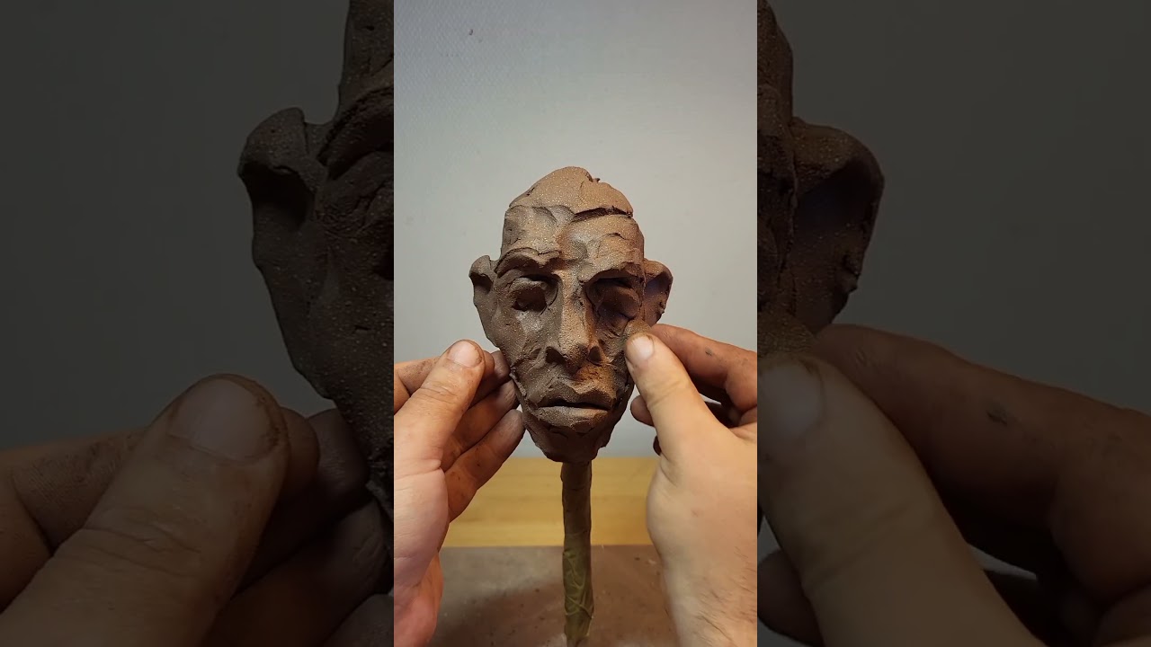 magique sculpture process #shorts #clayart #modelage #sculpting #ceramique
