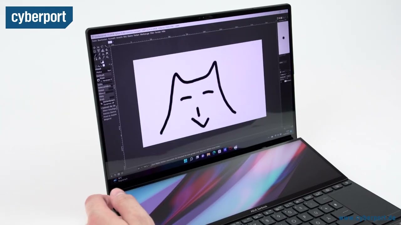 ASUS Zenbook Pro 14 Duo OLED im Test | Cyberport