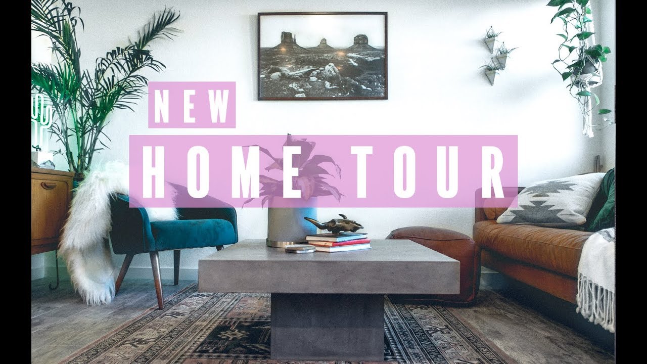 New home tour! Mid Century Modern Decor. (Kitchen, Living Room, Dining Room)