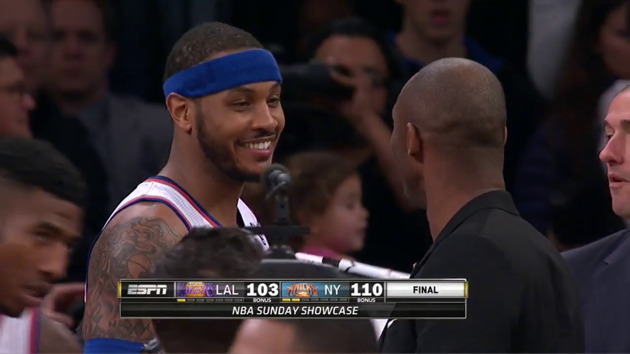 2014.01.26 - Carmelo Anthony Full Highlights vs Lakers - 35 Pts, 5 Assists