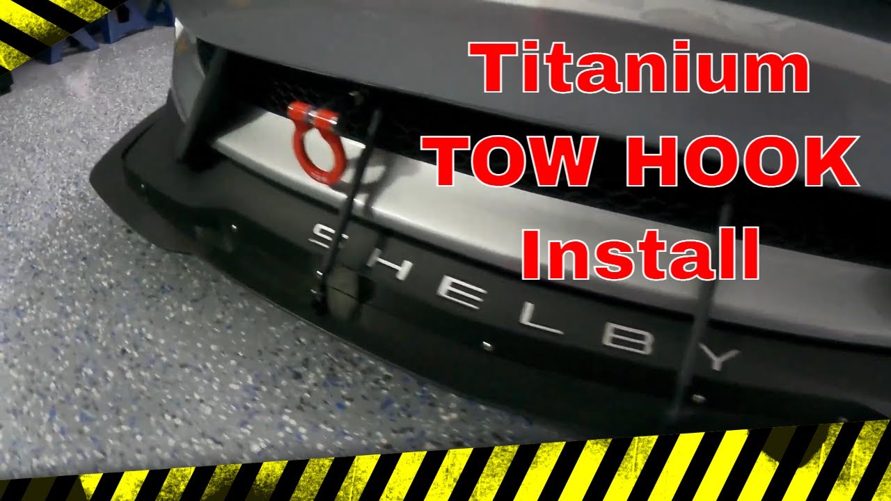 Tow Hook Installation on a Shelby GT350  Mustang