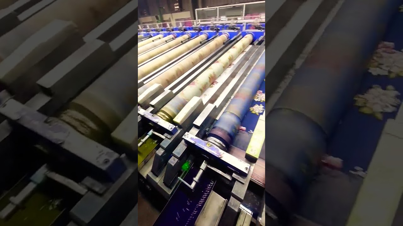 Ichinose Rotary Printing Machine #textile #printing