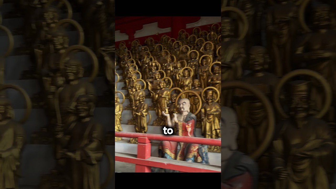 The Temple Where Lost Travelers Turn Into Statues. 😨⛩️ #usa #shorts