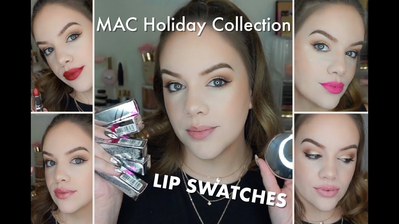 MAC HOLIDAY 2018 | Shiny Pretty Things | LIP SWATCHES