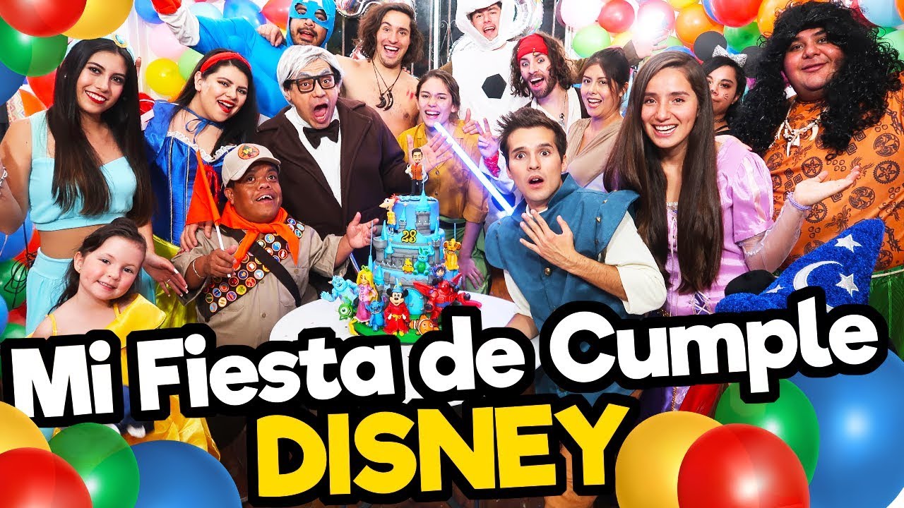MI FIESTA DE CUMPLEAÑOS DE DISFRACES DISNEY !! / Memo Aponte