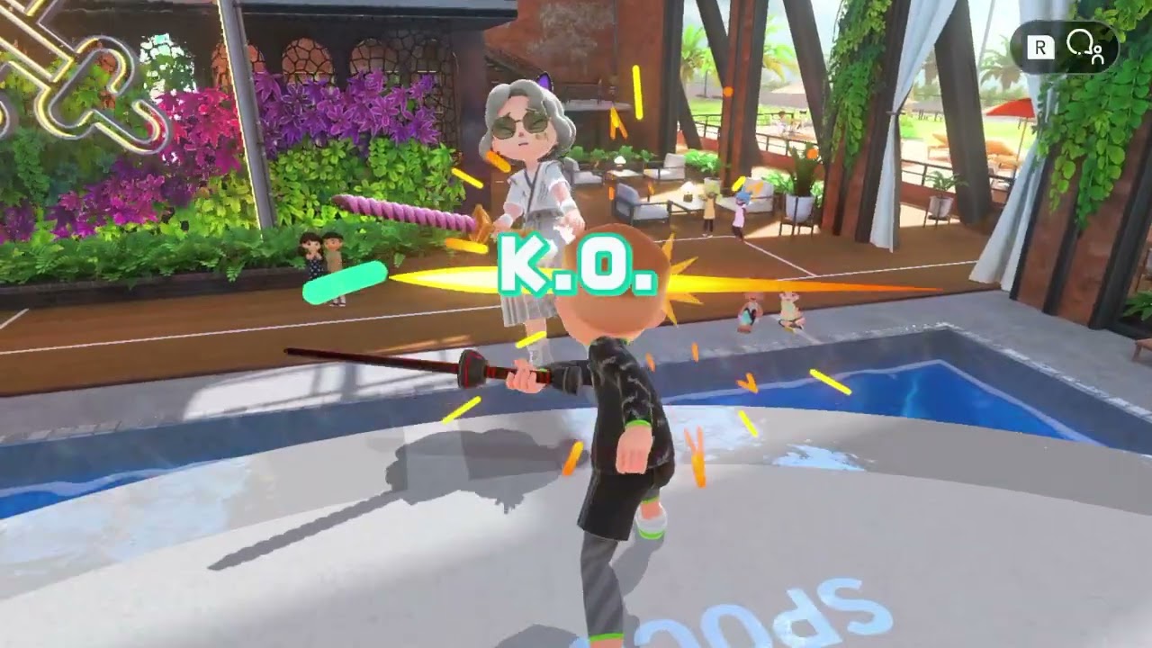 【Nintendo Switch Sports】S9相手に2本で制圧！ #チャンバラ