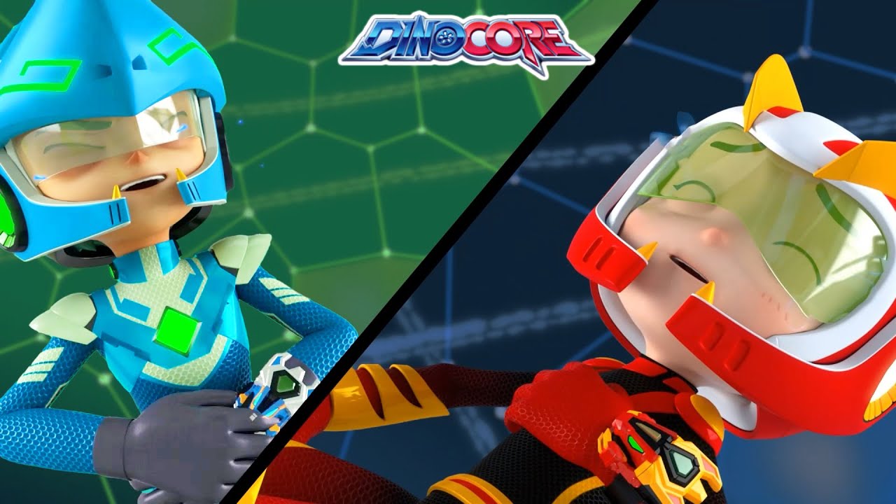 Dinocore Hero Master Vs Tickle Monster | Dinocore Full Episode 9 10 Season 2| Dinosaur Transform