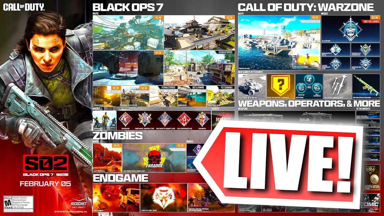 🔴NEW SEASON 2 WARZONE LIVE  - Rebirth Island Snowy, New Avalon Map, and Ranked Update!