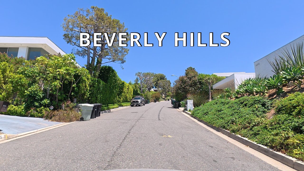Driving Trousdale Estates, Beverly Hills to Los Angeles Airport