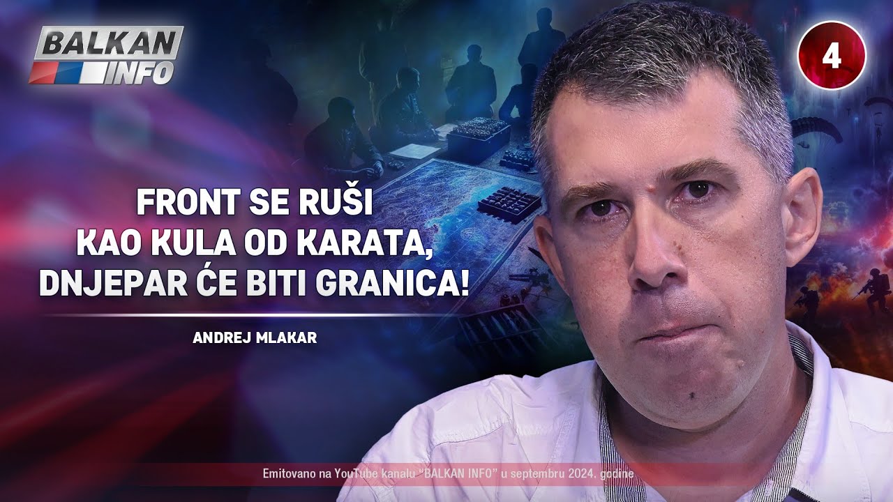 INTERVJU: Andrej Mlakar - Front se ru&scaron;i kao kula od karata, Dnjepar će biti granica! (11.9.2024)