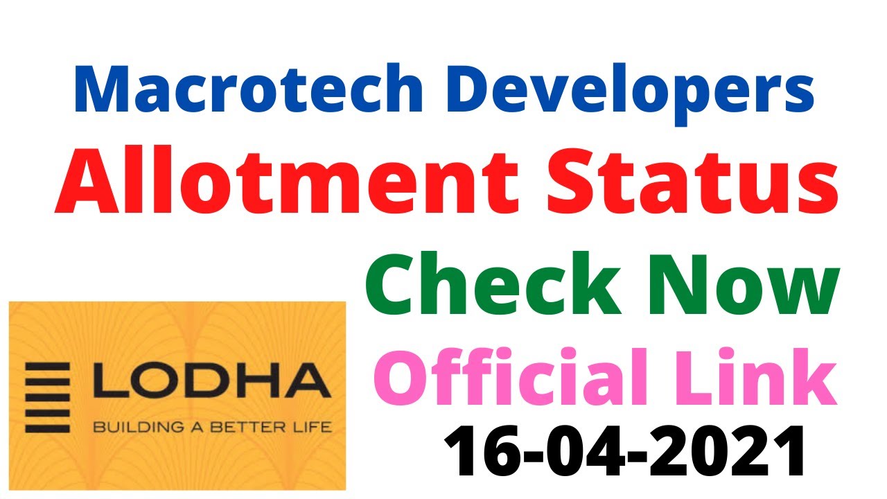 Macrotech Developers IPO Allotment Status | Macrotech Developers IPO Allotment Date |