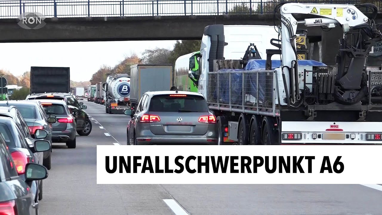 A6: Rund sechs Unfälle pro Tag | RON TV |