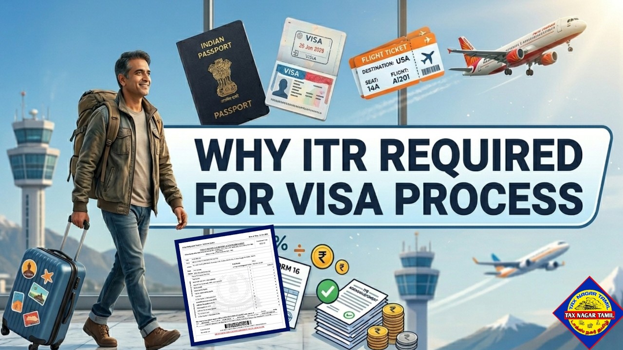ITR Filing for Visa Apply 2026-27 | Income tax filing Visa process